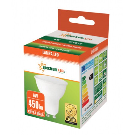 WOJ13265 LAMPARA DICROICA LED GU10 6W 3000K 450Lm