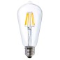 09365 LAMPARA EDISON FIL LED E24 6W 3000K ST64 LEDESMA