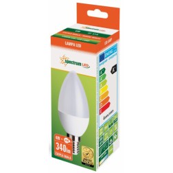 WOJ13026 LAMPARA VELA LED 6W E14 3000K SPECTRUM