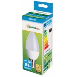 WOJ13027 LAMPARA VELA LED 6W E14 6500K SPECTRUM