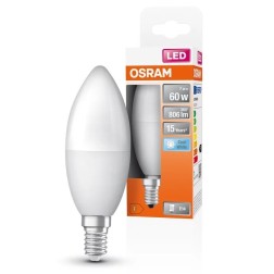 022982 LAMPARA VELA LED E14 7W 4000K STAR OSRAM