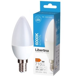 600015003 LAMPARA VELA LED E14 8W 6000K LIBERTINA
