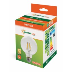 WOJ13868 LAMPARA GLOBO LED CRISTAL 8W 2700K 125mm