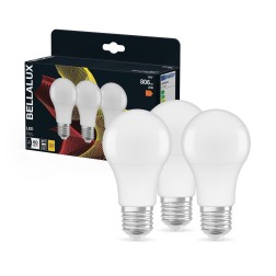 595422 3u LAMPARA STANDARD LED E27 8,5W 2700K BELLALUX