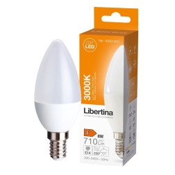 600015001 LAMPARA VELA LED E14 8W 3000K LIBERTINA