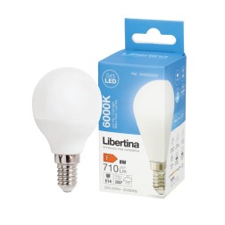 600005003 LAMPARA ESFERICA LED E14 8W 6000K LIBERTINA