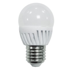 120644 BOMBILLA ESFERICA CERAMICA E27 G45 9W 1000lm 4000K B&B