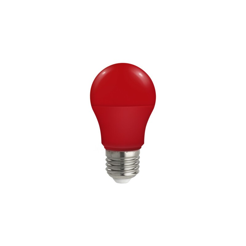 2601486-R LAMPARA STANDARD LED E27 9W 180º 230V ROJA F-BRIGHT