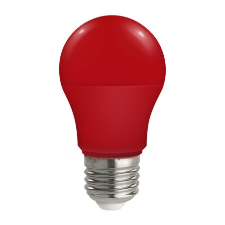 2601486-R LAMPARA STANDARD LED E27 9W 180º 230V ROJA F-BRIGHT