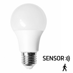 2601768 LAMPARA STANDARD LED 9W E27 SENSOR DE MOVIMIENTO 4000K F-BRIGHT