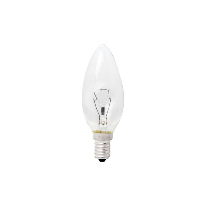 11182 LAMPARA VELA CLARA 25W E14 230V REFORZADA