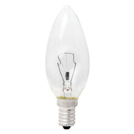 11182 LAMPARA VELA CLARA 25W E14 230V REFORZADA