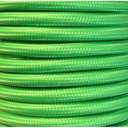 CIR62CM31 5 MTS CABLE TEXTIL LISO VERDE CLARO MATE