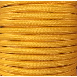 CIR62CM05 5m CABLE TEXTIL LISO MOSTAZA MATE