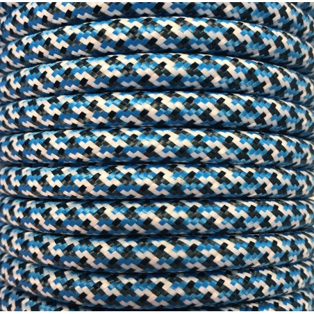 CIR62PI02 5m CABLE TEXTIL AZUL OSCURO PIXEL BRILL