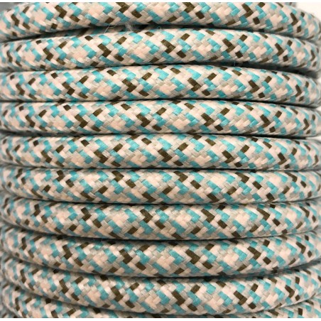 CIR62PI060 15m CABLE TEXTIL AZUL NORDICO PIXEL MAT