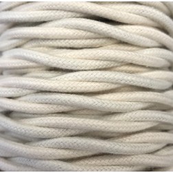 CABEXT2TA01 5m CABLE TEXTIL TRENZADO LINO