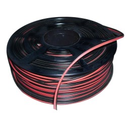 100m CARRETE CABLE PARALELO AUDIO BICOLOR 2x1,5mm