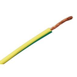 ROLLO 100m HILO DE LINEA FLEXIBLE TIERRA 4mm²