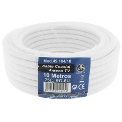 49-104-10 10m ROLLO CABLE COAXIAL TV DH