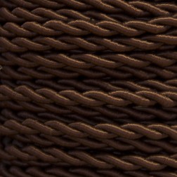 50 METROS CABLE TRENZADO 2x0,75 MARRÓN (20)