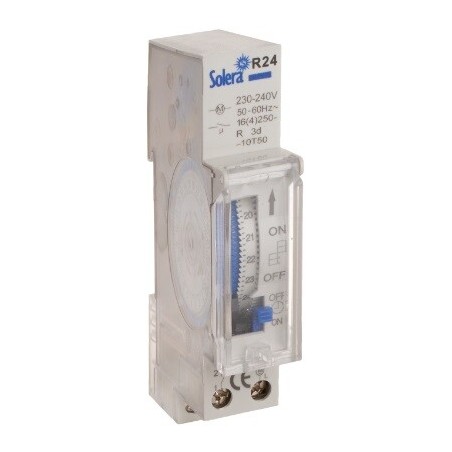 R24 INTERRUPTOR HORARIO ANALOGICO 24H SOLERA