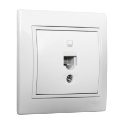 ERP88U TOMA DE DATOS RJ45 CAT6 BLANCA SERIE EUROPA