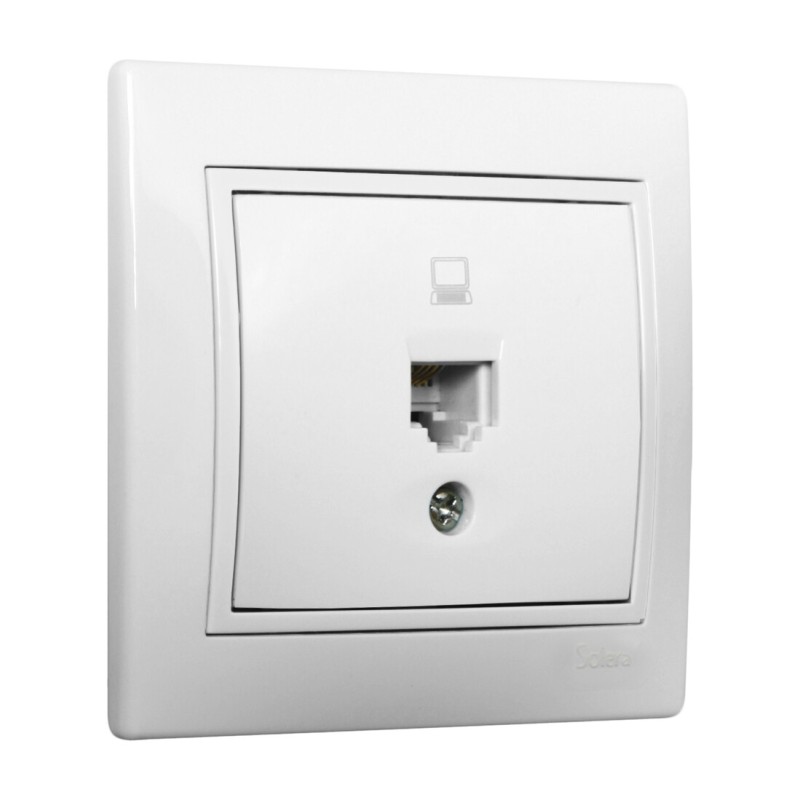 ERP88U TOMA DE DATOS RJ45 CAT6 BLANCA SERIE EUROPA