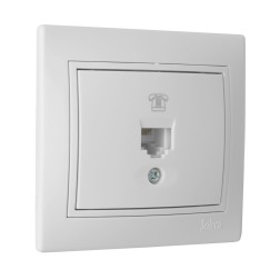 ERP84U TOMA DE TELEFONO RJ11 BLANCA SERIE EUROPA