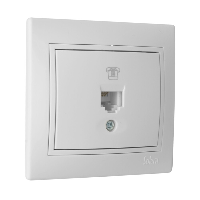 ERP84U TOMA DE TELEFONO RJ11 BLANCA SERIE EUROPA