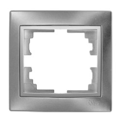 ERP71AU MARCO DE 1 ELEMENTO PLATA SERIE EUROPA SOLERA