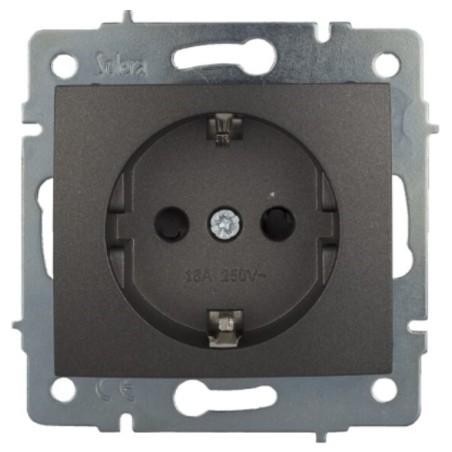 ERP60NG BASE SCHUKO 2P+T GRAFITO SERIE EUROPA SOLERA
