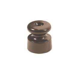 AISLADOR MARRON "PORCELANA"