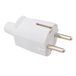 000200198 CLAVIJA AEREA 4,8mm TTL BLANCA 16A 250V GSC