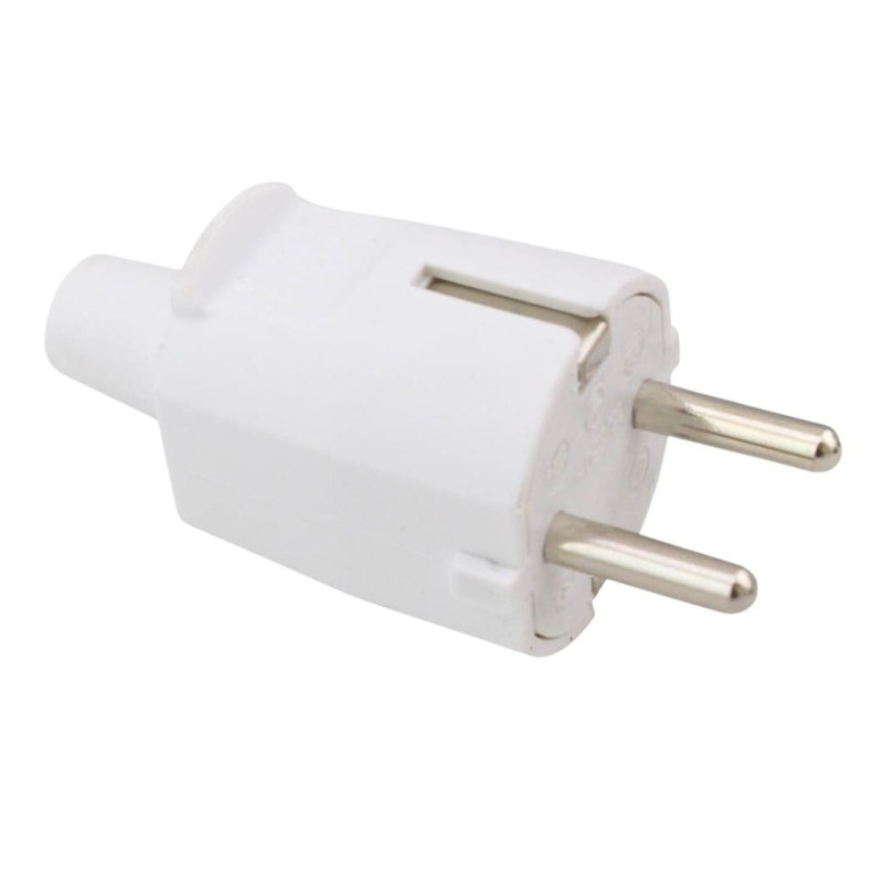 000200198 CLAVIJA AEREA 4,8mm TTL BLANCA 16A 250V GSC