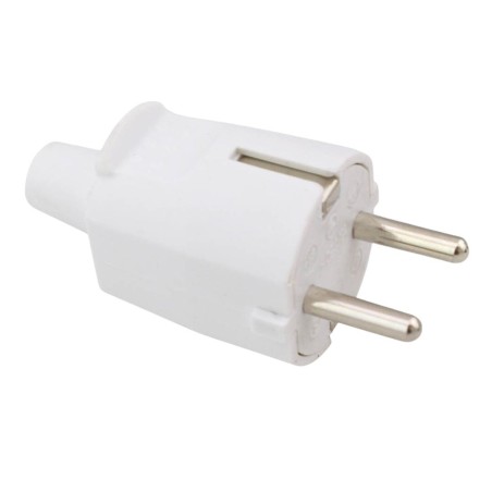 000200198 CLAVIJA AEREA 4,8mm TTL BLANCA 16A 250V GSC