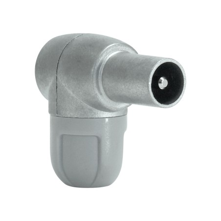 4130 CONECTOR ACODADO TV BLINDADO MACHO TELEVES
