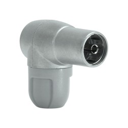4131 CONECTOR ACODADO TV BLINDADO HEMBRA TELEVES