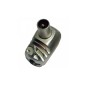 413210 CONECTOR ACODADO TV BLINDADO EASYF MACHO