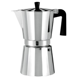 215010500 CAFETERA ALUMI NEW VITRO 12 TAZA OROLEY