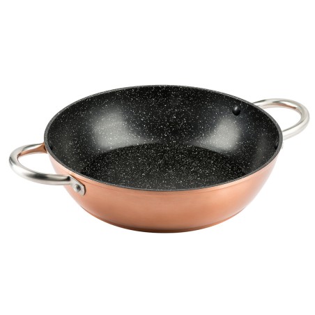 913-28 CACEROLA COBRE ALUMINIO FORJADO Ø28cm VIER