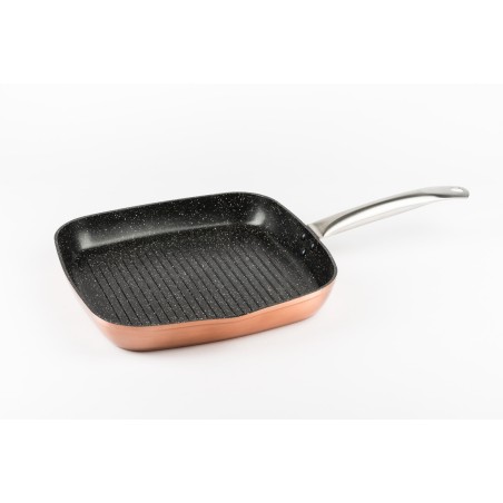 914-27 ASADOR COBRE ALUMINIO FORJADO Ø27cm VIER