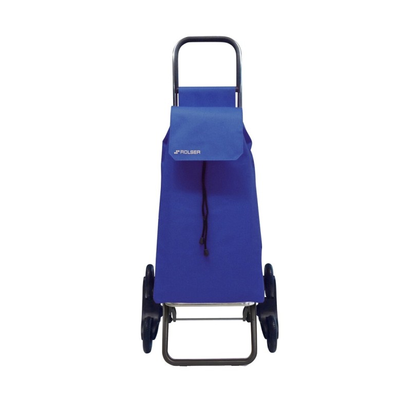 SAQ057 CARRO COMPRA SAQUET LN 6 RUEDAS SUBE ESCALERAS AZUL