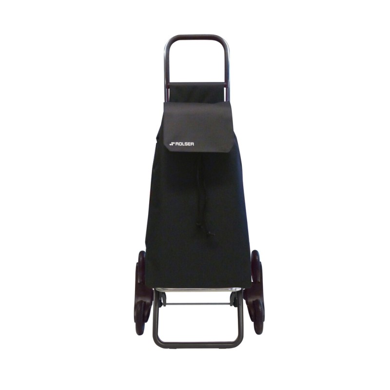 SAQ057 CARRO COMPRA SAQUET LN 6 RUEDAS SUBE ESCALERAS NEGRO