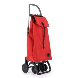 IMX306 CARRO COMPRA I-MAX MF PLEGABLE 4 RUEDAS 2 GIRATORIAS ROJO ROLSER