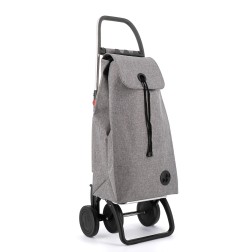 IMX385 CARRO COMPRA IMAX TWEED 4 RUEDAS PLEGABLE GRIS ROLSER
