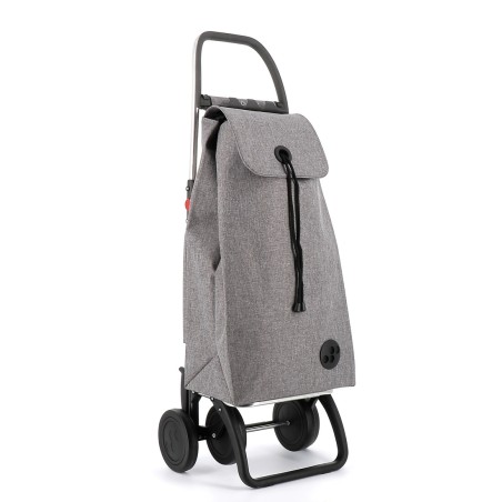 IMX385 CARRO COMPRA IMAX TWEED 4 RUEDAS PLEGABLE GRIS ROLSER