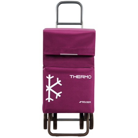 TER060 CARRO COMPRA TERMO FRESH MF 4 RUEDAS BURDEOS ROLSER
