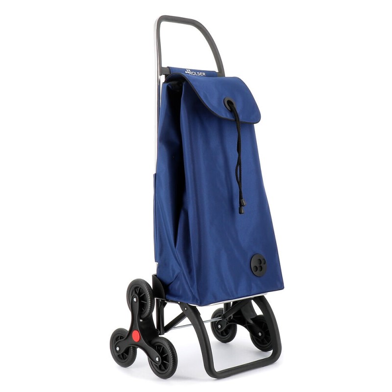 IMX303 CARRO COMPRA I-MAX MF 6 RUEDAS SUBE ESCALERAS AZUL KLEIN ROLSER
