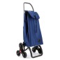 IMX303 CARRO COMPRA I-MAX MF 6 RUEDAS SUBE ESCALERAS AZUL KLEIN ROLSER